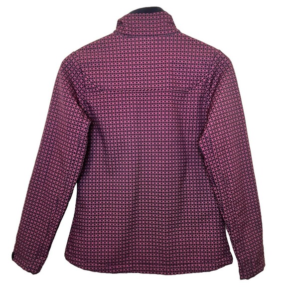 ROPER Women's Pink/ Geometric Softshell Fleece Lined Tech Jacket Cowgirl Small - Picture 2 of 9